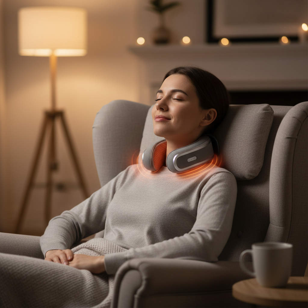 EMS Neck Massager lifestyle shot