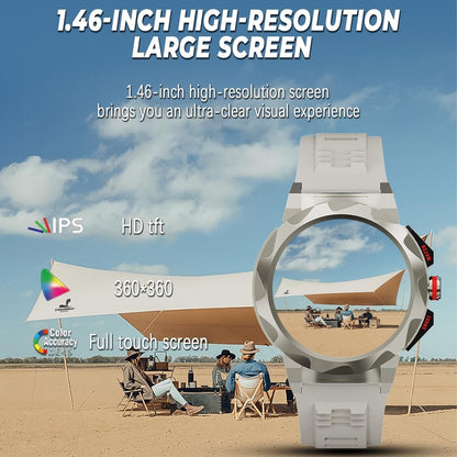 Business Smart Watch for Men,100 Sports Modes,5Atm Waterproof Fitness Smart Watch,1.46''Hd Screen,470Mah Large Battery,With Heart Rate/Blood Pressure/Health Monitor Watch Smart