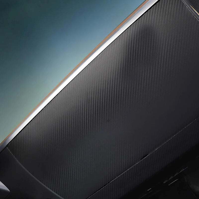 Carbon Fiber Glove Box Cover Leater Sticker for Tesla Model 3 17-23 Car Interior Accessories Copilot anti Kick Protection Patch