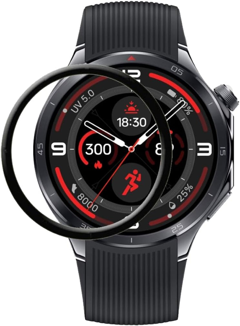[3 Pack] Compatible with Oneplus Watch 3 Smartwatch Screen Protector, Full Coverage 3D Curved Edge Frame Case Friendly anti Scratch HD Clear Film for Oneplus Watch 3 1.5”Smart Watch 2025