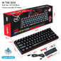 Portable Mini Green Axis Multi-Light Colorful Keyboard