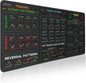 Stock Market Invest Day Trader Trading Mouse Pad Chart Patterns Cheat Sheet, Large Computer Mouse Pad/Desk Mat with Stitched Edges Black 25.6X13.8 Inch