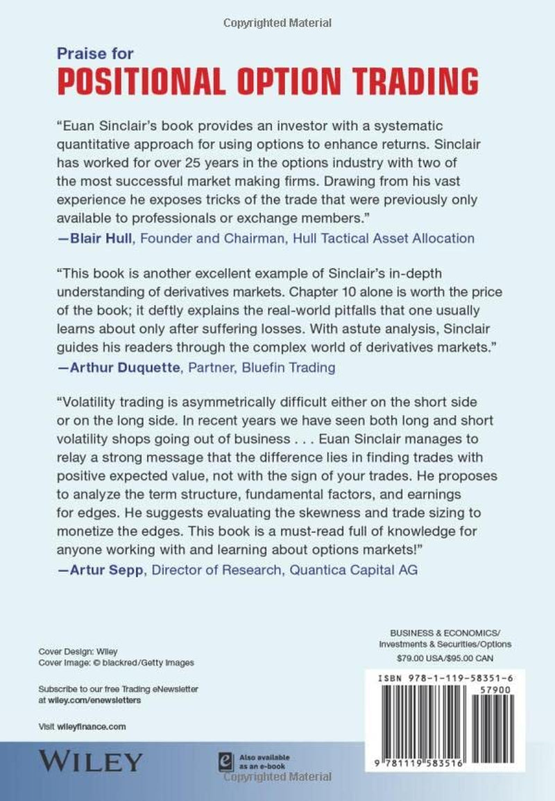 Positional Option Trading: an Advanced Guide (Wiley Trading)