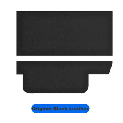 Carbon Fiber Glove Box Cover Leater Sticker for Tesla Model 3 17-23 Car Interior Accessories Copilot anti Kick Protection Patch