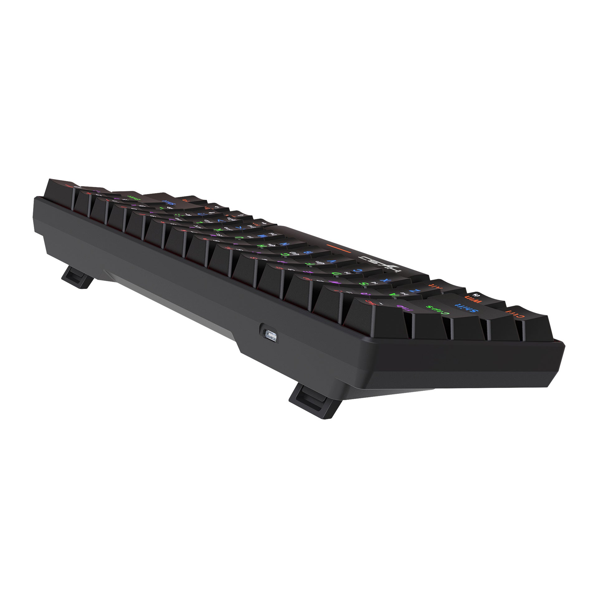 Portable Mini Green Axis Multi-Light Colorful Keyboard