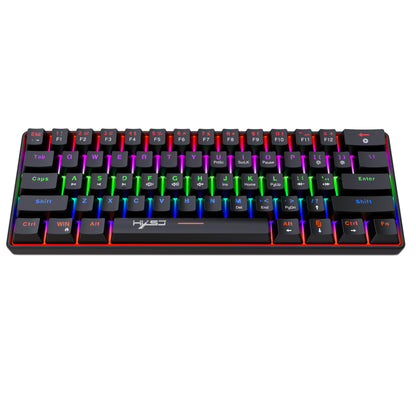 Portable Mini Green Axis Multi-Light Colorful Keyboard