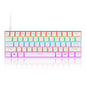 61 Keys Mechanical Keyboard Wired USB Mechanical Keyboard 17 Types RGB Keyboard for Computer Laptop Red Blue Tea Axis Keyboard