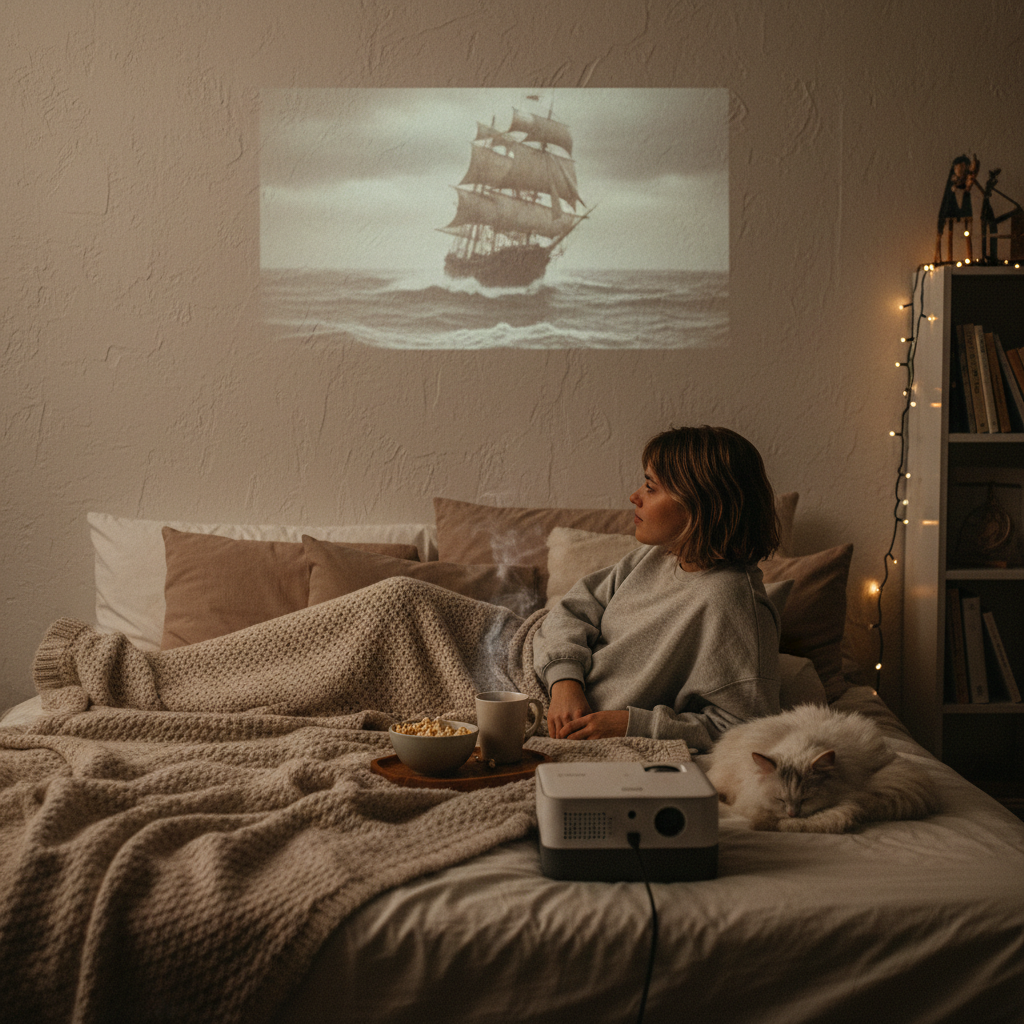 Pocket Micro LED Projector lifestyle shot