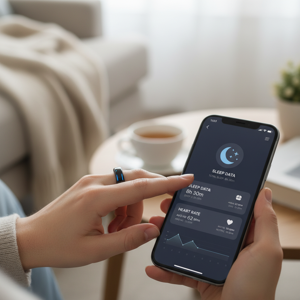 Smart Health Ring lifestyle shot