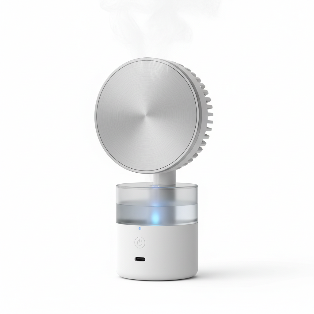 Portable Quiet Desk Fan + Aroma Diffuser