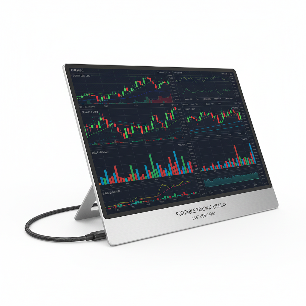 Portable Trading Monitor product shot